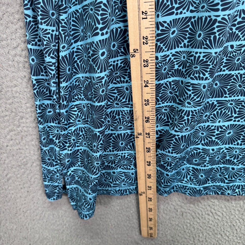 Reyn Spooner Polo Shirt Mens 2XL Blue Floral Limited Issue Medallion Performance - Picture 7 of 10